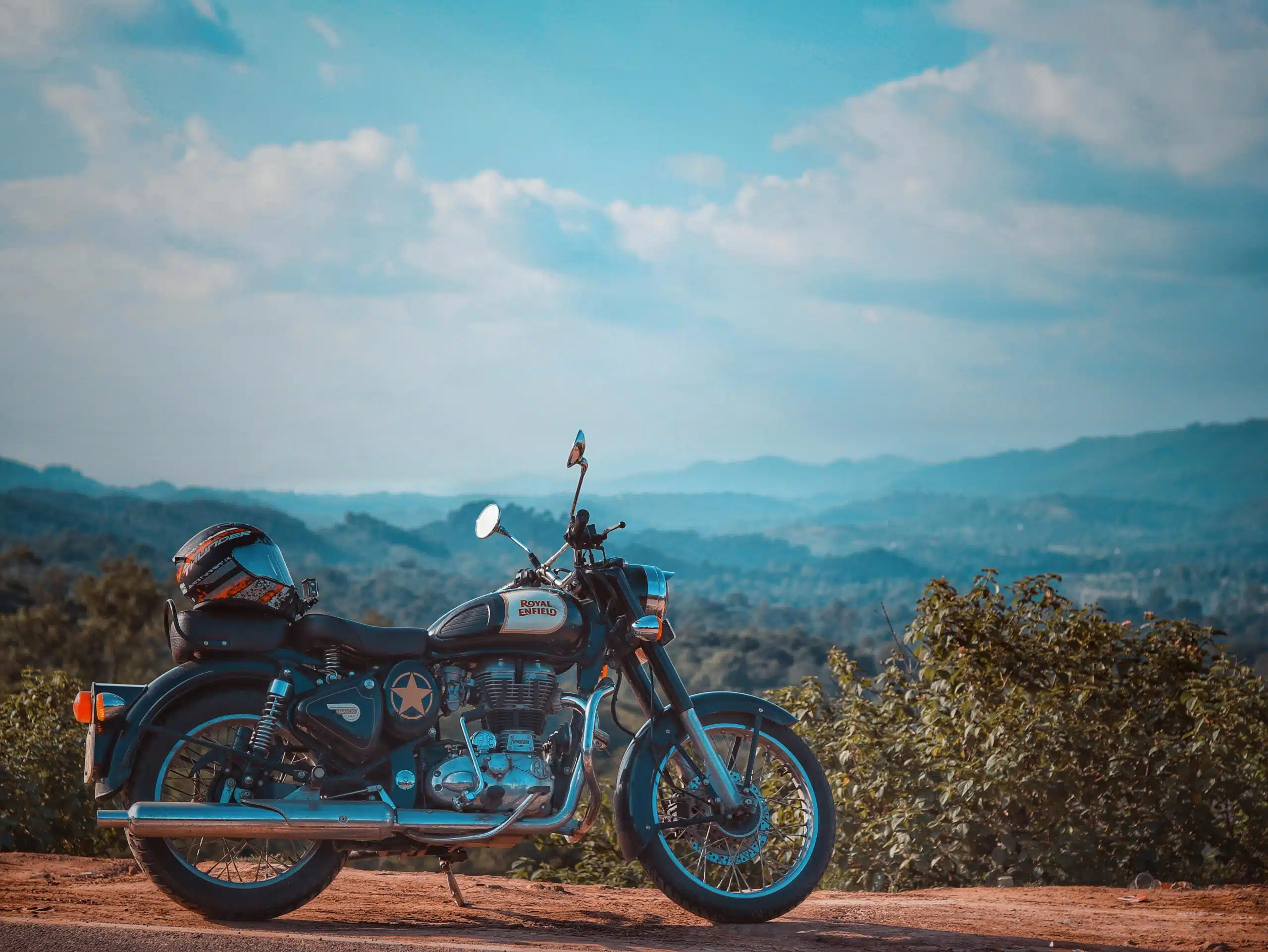 Aventure moto au Népal, bas Mustang